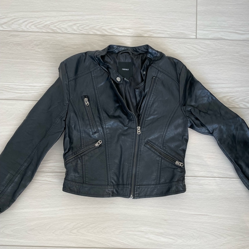 Elena Gilbert Black Leather Jacket